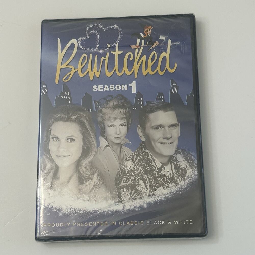 Bewitched Season 1 Black & White 36 episodes 3 DVDs Elizabeth Montgomery NEW